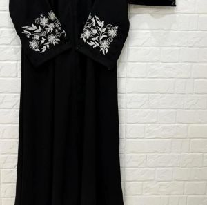 Embroidery Sleeve Work Abaya Burkha