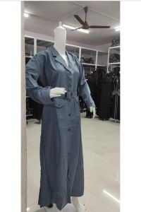 Denim Grey Turkish Style Ladies Coat