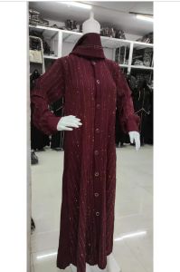 Women Beautiful Imported Bubble Abaya Burkha