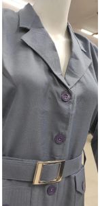 Denim Grey Turkish Style Ladies Coat