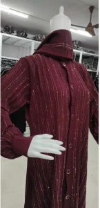 Women Beautiful Imported Bubble Abaya Burkha