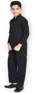 Fashionable Boys Black Co-Ord Set