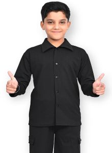 Fashionable Boys Black Co-Ord Set