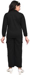 Black Trendy Girls Co-Ord Set