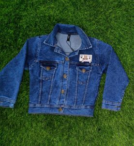 Girls Kids Blue Denim Jacket