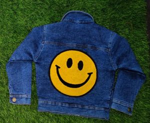 Girls Kids Blue Denim Jacket