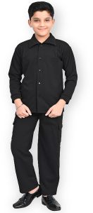 Fashionable Boys Black Co-Ord Set