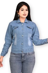 Ladies Light Blue Denim Jacket