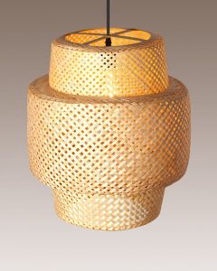 Brown Hanging Pendant Bamboo Ceiling Lamp