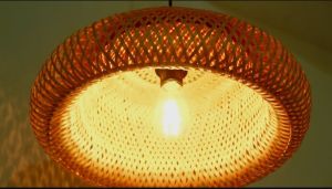 Handmade Basket Shape Hanging Lamp