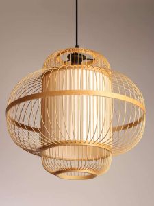 Handmade LED Bamboo Lampshade