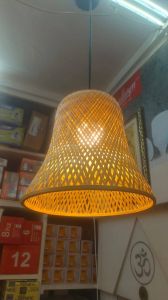 Natural Bamboo Bell Shape Lamp