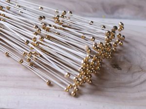 Coco Moti Stick White Wood Flower Sticks