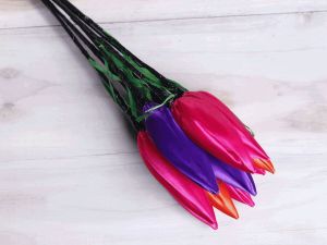Handmade Silk Lotus Flower Stick