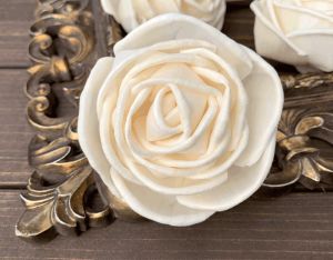 Tecksoi Bird Rose Sola Wood Flower