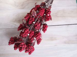 Red Pine Sola Wood Flower Stick