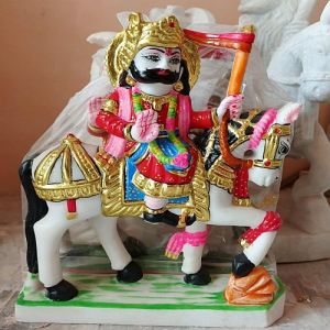 Baba Ramdev Marble Statue