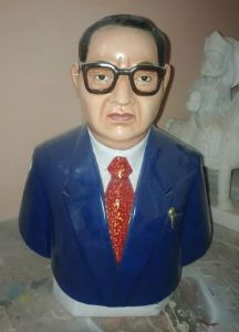 Color Coated DR Bhimrao Ambedkar Marble Statue