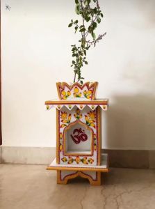 Decorative Marble Tulsi Stand