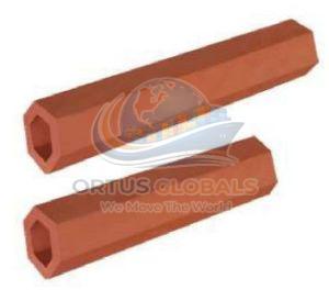 Hexagon Hollow Terracotta Clay Pipe