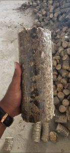 90mm Mustard Husk Biomass Briquettes