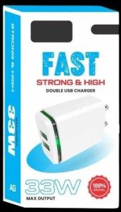33W Dual Port Mobile Charger Adapter