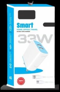 33W Smart Double USB Mobile Charger