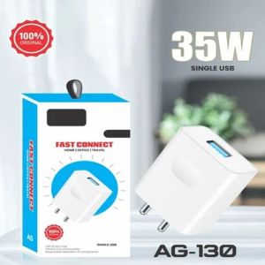 Fast Connect AG-130 Single USB Mobile Charger Adapter