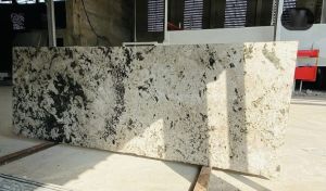 Creamy White Granite Slab