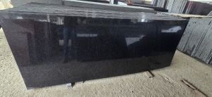 R Black Granite Slab