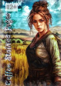 Coffee Stained Pages Reading Book