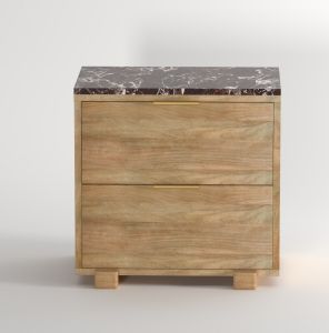 2 Drawer Verona Wooden Bedside