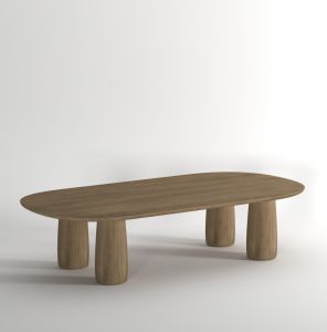 Boulder Wooden Coffee Table