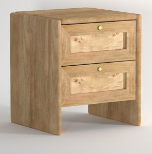 2 Drawer Verve Wooden Bedside