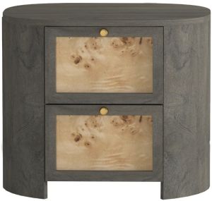 2 Drawer Curvo Wood Bedside