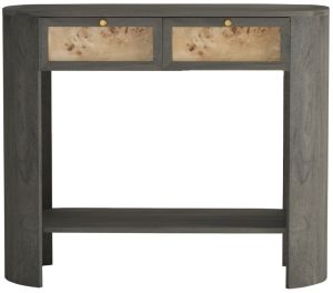 2 Drawer Curvo Wooden Console