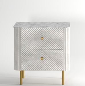 2 Drawer Stira Wooden Bedside