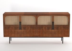 4 Door Mira Wooden Sideboard