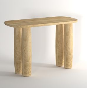 Boulder Wooden Console