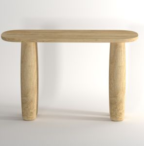 Boulder Wooden Console