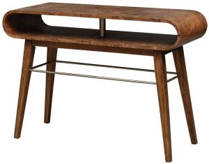 Burlen Burl Veneer Wooden Console
