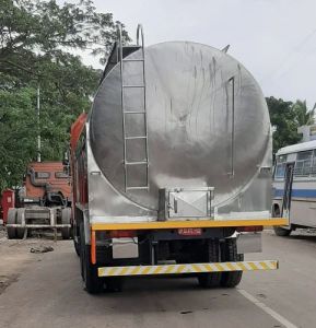 20000 Litre Stainless Steel Road Milk Tanker