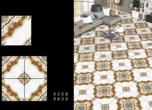 Book Match Porcelain Floor Tile
