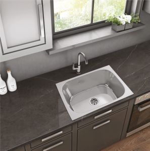 Deep Stainless Steel Single Bowl Kitchen Sink