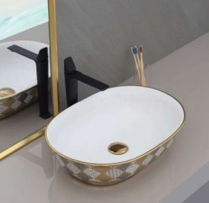 Ovel Ceramic Table Top Wash Basin