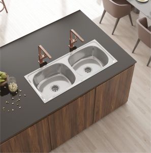 Stainless Steel Double Bowl Kitchen Sink