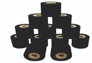 Black Wax Barcode Ribbon