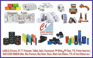 Thermal Transfer Wax Barcode Ribbon