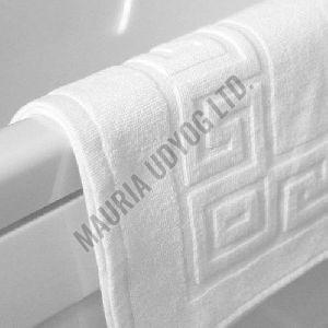 White Cotton Bath Mat