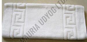 White Cotton Bath Mat
